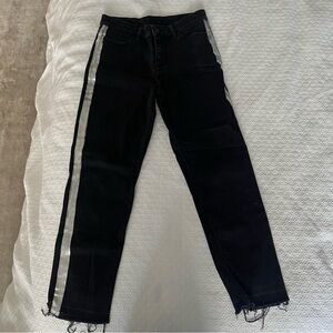 Zadig & Voltaire Deana straight mid-rise stretch-denim jeans- Size 25; Like New